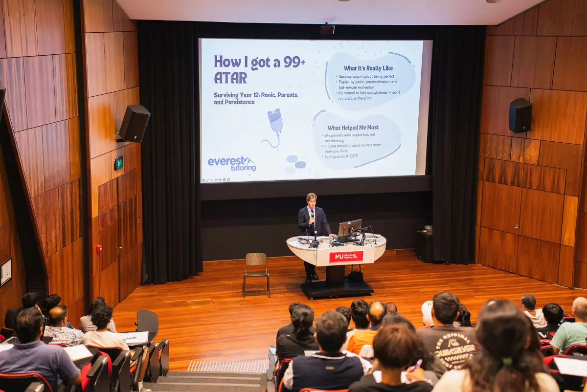 The lecture theatre at our January 2026 seminar, every seat taken